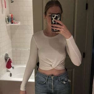 Wilfred Free white long sleeve crop too